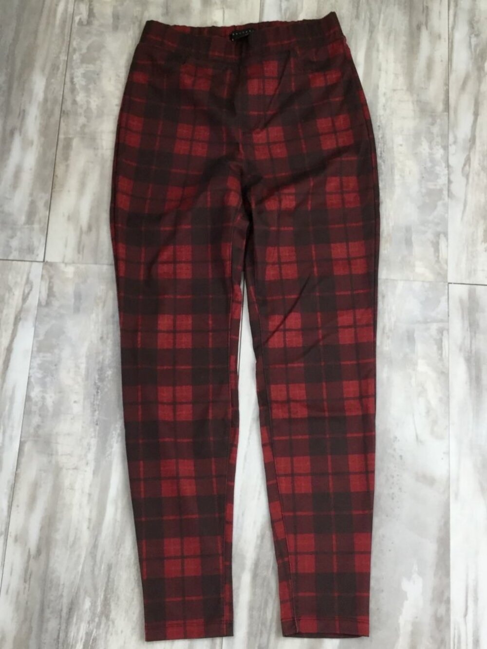 Sanctuary Red/Black Plaid Pant s
